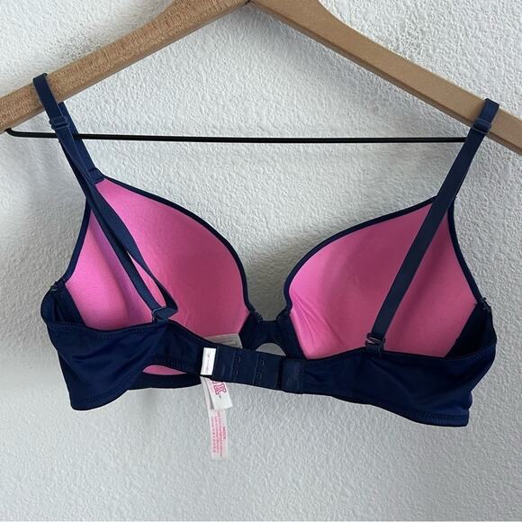 Victoria's Secret Pink Wear Everywhere Push-Up Blue 34C - Picture 2 of 5